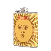 Sun face Art Illustration Thunder_Cove Flachmann (Links)