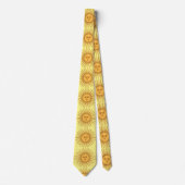 Sun face Art Illustration Thunder_Cove Krawatte (Vorderseite)