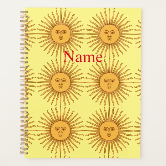 Sun face Art Illustration Thunder_Cove Planer (Vorderseite)