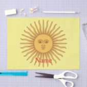Sun face Art Illustration Thunder_Cove Seidenpapier (Handwerk)