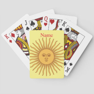 Sun face Art Illustration Thunder_Cove Spielkarten