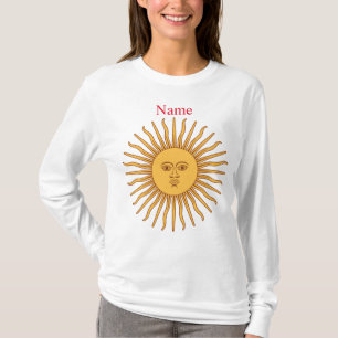Sun face Art Illustration Thunder_Cove T-Shirt