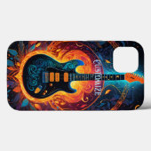 Sun Fire Electric Gitarre Case-Mate iPhone Hülle (Rückseite (Horizontal))