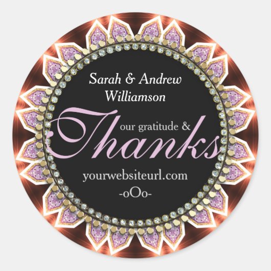 Sun Fire Glow Energy dank Aufkleber (Vorderseite)