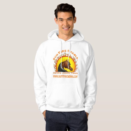 Sun Fire Stables bestickt Sweatshirt (Vorne ganz)