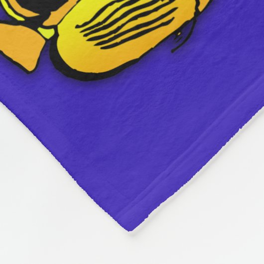 Sun Fish #12 Fleecedecke (Ecke)