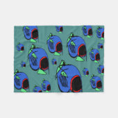 Sun Fish #3 Fleecedecke (Vorderseite (Horizontal))