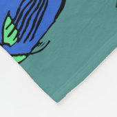 Sun Fish #3 Fleecedecke (Ecke)
