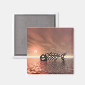 Sun Fish Magnet (Vorderseite/Rückseite)