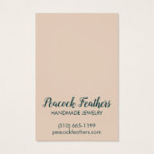 Sun & Floral Earring Necklace Juwelier Display Car (Rückseite)