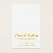 Sun & Floral Earring Necklace Juwelier Display Car (Rückseite)