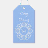 Sun Flower Baby Dusche Geschenkanhänger (Vorderseite)