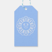 Sun Flower Baby Dusche Geschenkanhänger (Rückseite)