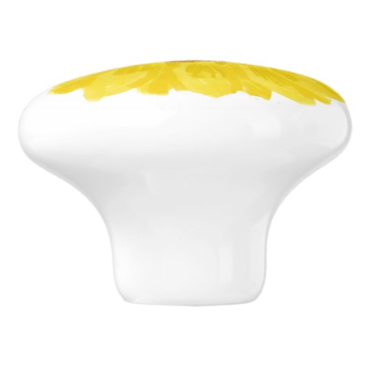 Sun flower keramikknauf (Seitenansicht)