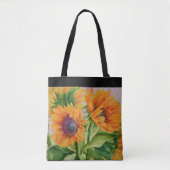 Sun Flower Tote Bag Tasche (Vorderseite)