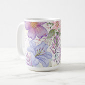 Sun Flower Water Colour Designed Kaffeetasse (Vorderseite Links)