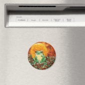 Sun Frog Tree-Frog Art Magnet (In Situ (Geschirrspüler))