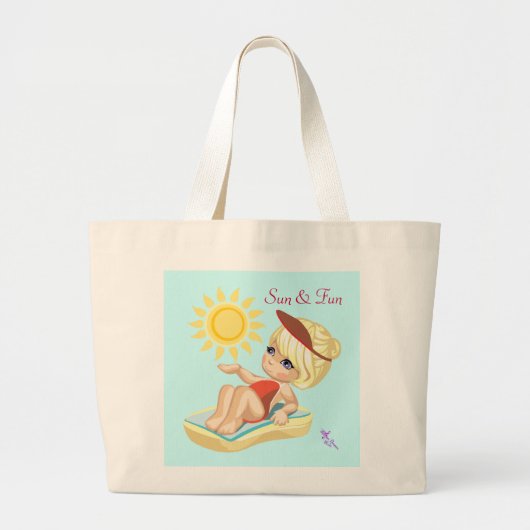 Sun & Fun Jumbo Beach Tasche (Vorne)