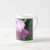 Sun-geküsste Pink-Iris-Tasse Porzellantasse (Vorderseite Rechts)