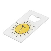 Sun Geldbeutel Flaschenöffner (Rückseite Schrägansicht)