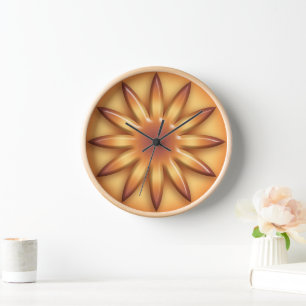 Sun. Geometrisches Gradientenelement Uhr