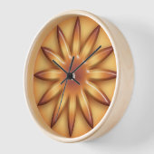 Sun. Geometrisches Gradientenelement Uhr (Winkel)