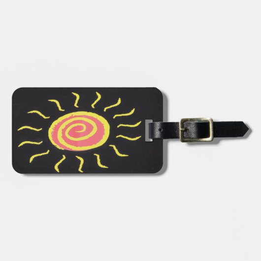 Sun-Gepäckmarke Gepäckanhänger (Vorderseite horizontal)