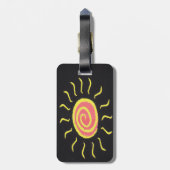 Sun-Gepäckmarke Gepäckanhänger (Rückseite vertikal)