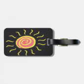Sun-Gepäckmarke Gepäckanhänger (Rückseite horizontal)