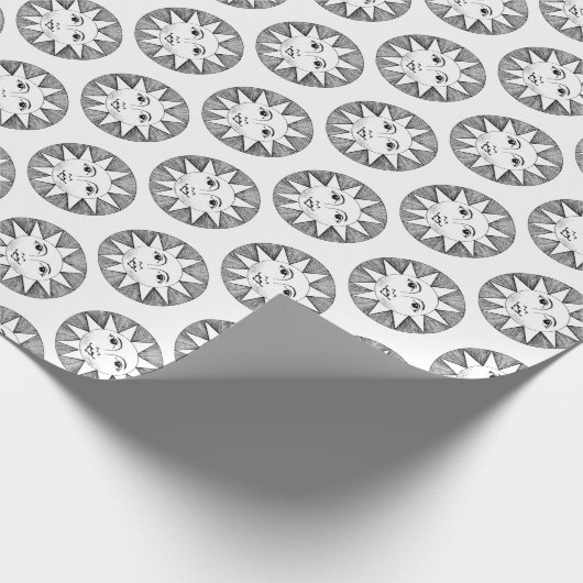 Sun Geschenkpapier (Ecke)