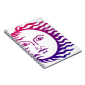 Sun-Gesicht Notizblock (Rechte Seite)