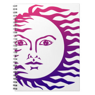 Sun-Gesicht Notizblock