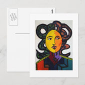Sun-Gesicht Postkarte (Vorne/Hinten)