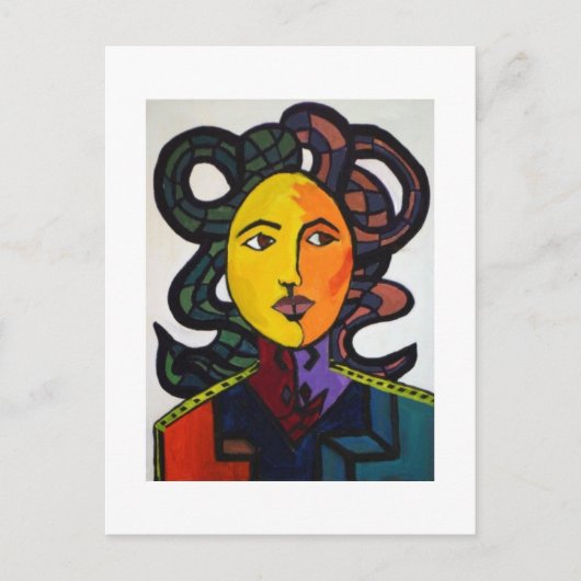 Sun-Gesicht Postkarte (Vorderseite)