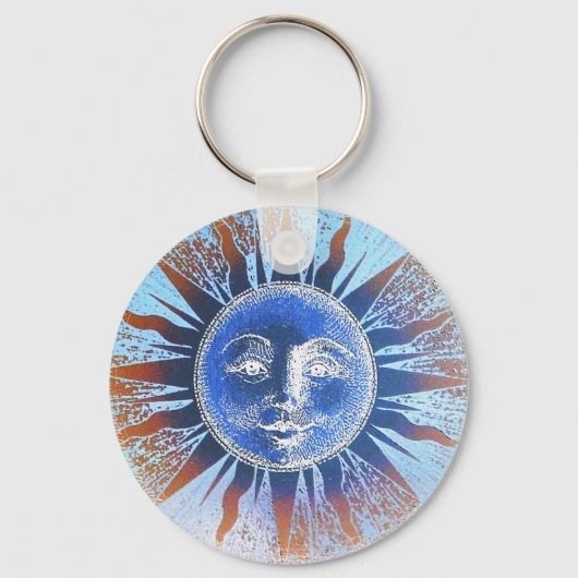 Sun-Gesicht Schlüsselanhänger (Vorderseite)