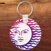 Sun-Gesicht Schlüsselanhänger (Vorderseite)