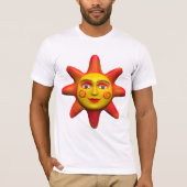 Sun-Gesicht T-Shirt (Vorderseite)