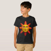 Sun-Gesicht T-Shirt (Vorne ganz)