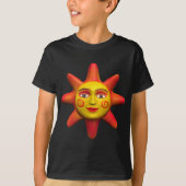 Sun-Gesicht T-Shirt (Vorderseite)