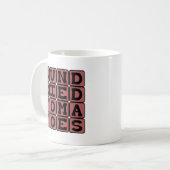 Sun-getrocknete Tomaten, Gemüse Kaffeetasse (Vorderseite Links)