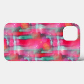 Sun glare abstract painted watercolor Case-Mate iPhone hülle (Rückseite (Horizontal))