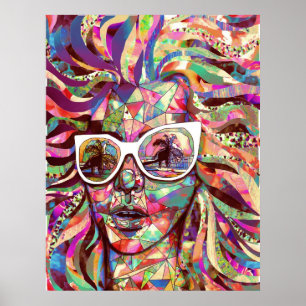 "Sun Glasses In a Summer Sun" poster