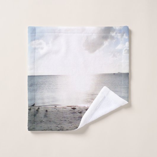 Sun Glory am Beach Bath Handtuch Set (Waschlappen)