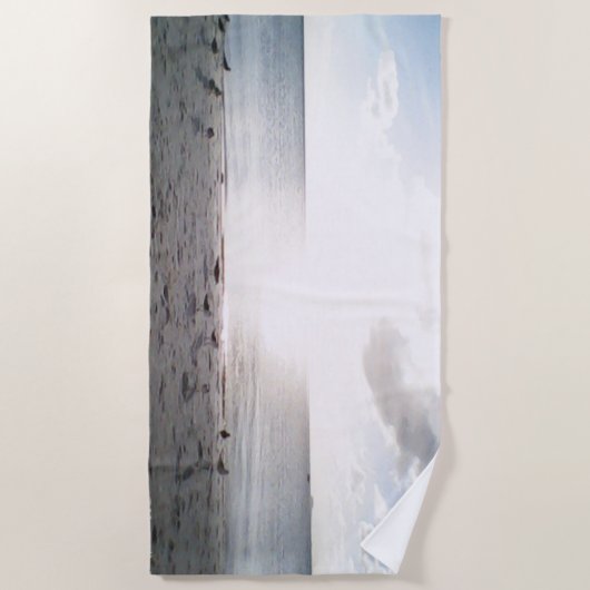 Sun Glory am Strand Badetuch (Vorderseite)