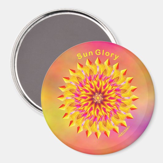Sun Glory Magnet (Vorderseite/Rückseite)