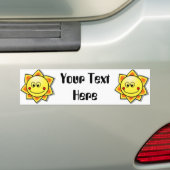 Sun glücklicher Sun Autoaufkleber (Auf Auto)