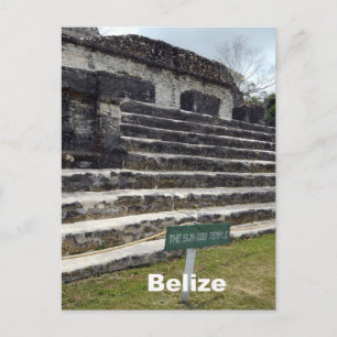 Sun God Temple, Belize Postkarte