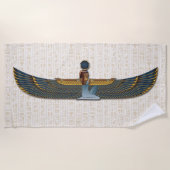 Sun Goddess Beach Towel Goddess Isis Strandtuch (Vorderseite)