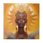 Sun Goddess Fantasy Art Fliese (Vorderseite)