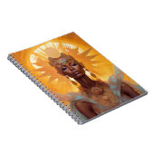 Sun Goddess Fantasy Art Notizblock (Rechte Seite)